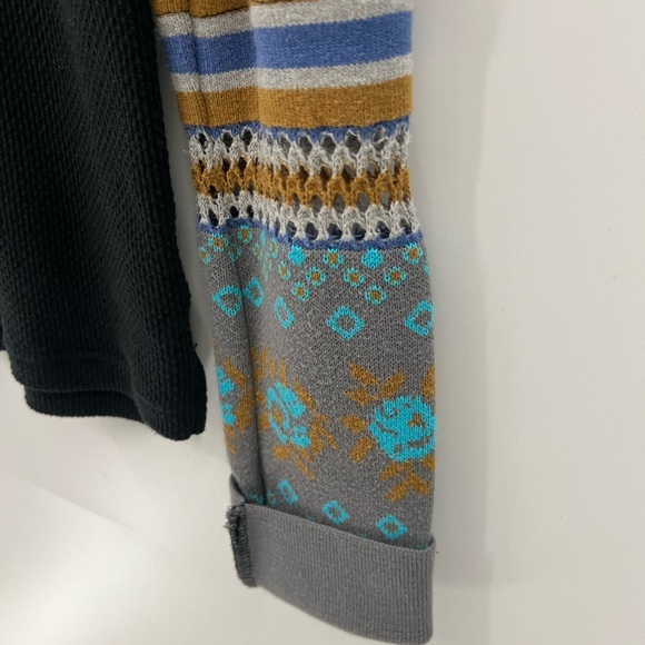 Free People Mikah notch neck waffle knit top - Picture 5 of 11